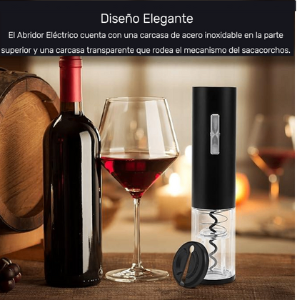 Abridor de Vino Eléctrico Recargable